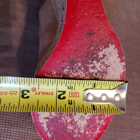 Christian Louboutin Nude Wedges - Picture 6 of 9